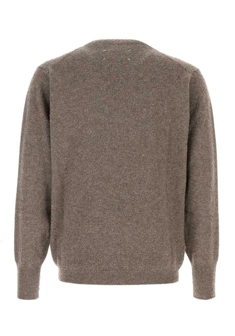 maglione girocollo uomo grigio taupe MAISON MARGIELA | S67HL0010 M13031805M